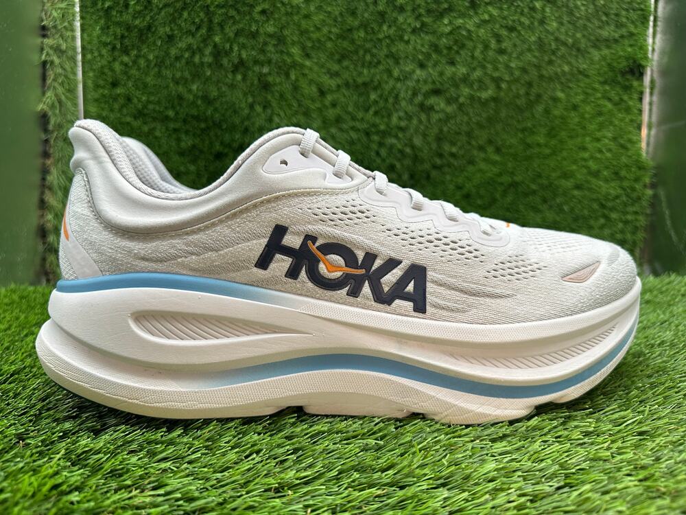 Hoka One One Bondi 9 1162011-SSTC Athletic Sneaker Men's 13D Gray Mesh Running